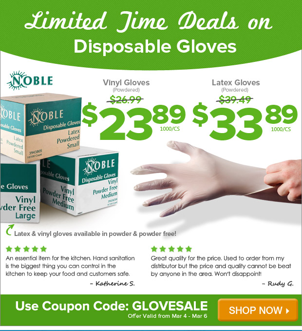 Noble Gloves On Sale!