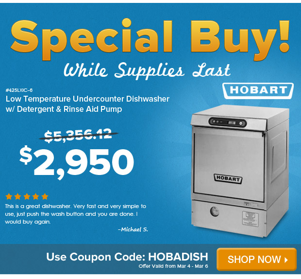 Hobart Dishwasher On Sale!