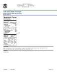 Nutrition Nutrition