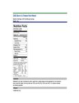 Nutrition Sheet Nutrition Sheet