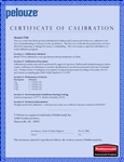 Calibration Certificate for this item Calibration Certificate for this item