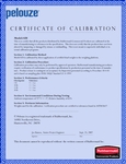 Calibration Certificate for this item Calibration Certificate for this item