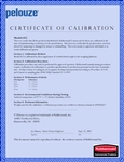 Calibration Certificate for this item Calibration Certificate for this item