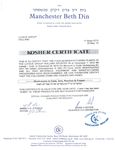 Kosher Certificate Kosher Certificate