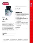Spec Sheet Spec Sheet