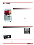 Bunn Granita Machine Spec Sheets Bunn Granita Machine Spec Sheets