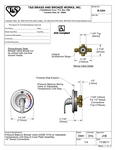 T&S B-3204 Spec Sheet T&S B-3204 Spec Sheet