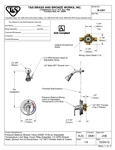 T&S B-3301 Spec Sheet T&S B-3301 Spec Sheet