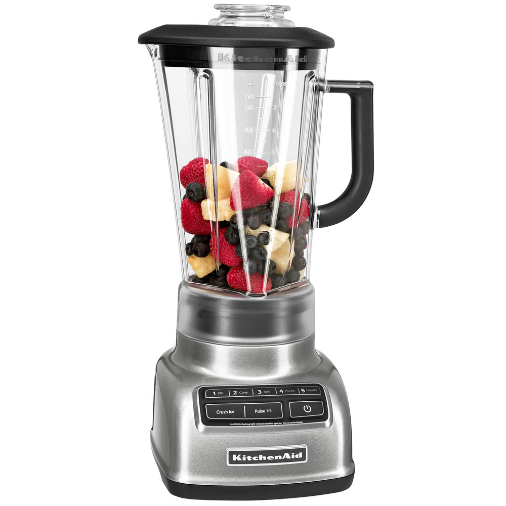 KitchenAid KSB1575CU Contour Silver Diamond 60 oz. Five Speed Blender
