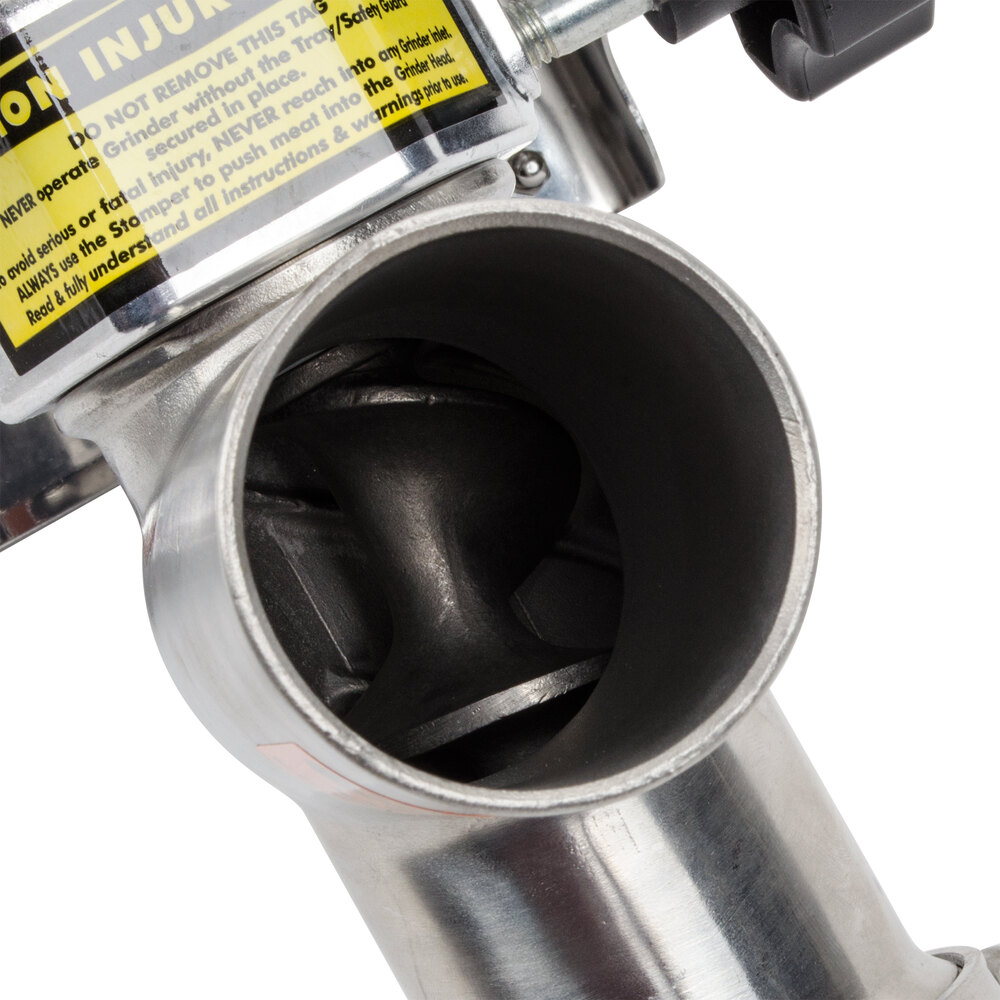 Weston 080801W 8 Meat Grinder with 2 Plates and 3 Funnels