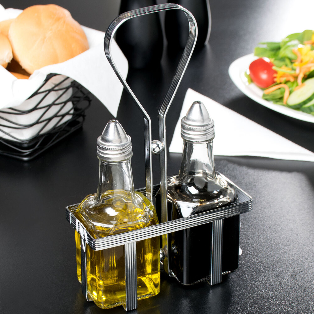 Chrome Rack for Oil and Vinegar Set