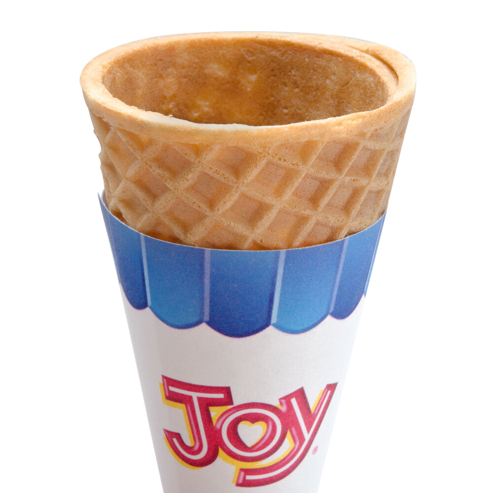 Joy 415 Jacketed Sugar Ice Cream Cone 200 / Pack