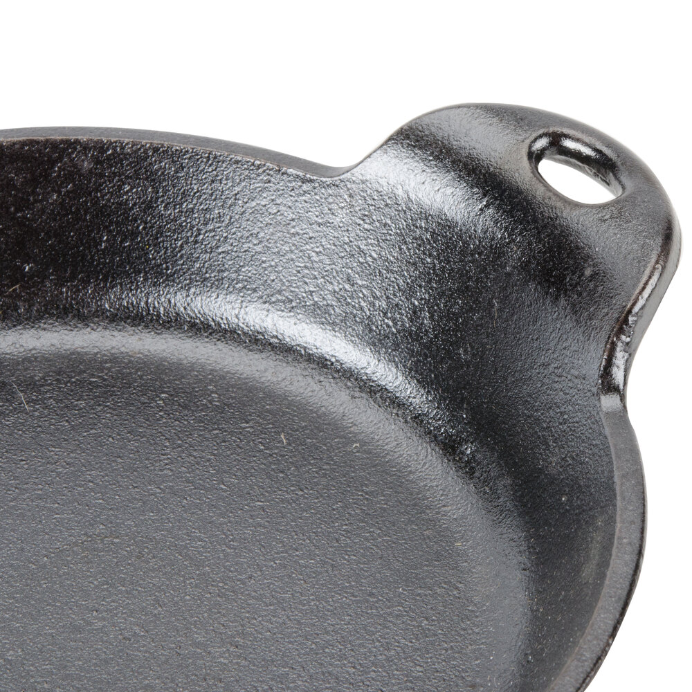 Lodge HMSRD 14 oz. PreSeasoned HeatTreated Cast Iron Round Mini Server