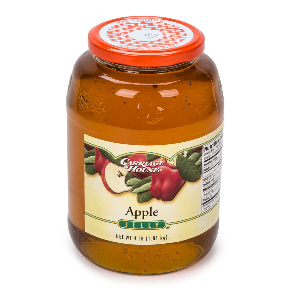 Apple Jelly (6) 4 lb. Glass Jars / Case 6/Case