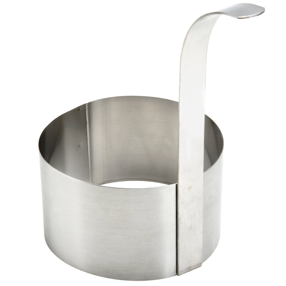 6" Funnel Cake Mold Ring with Base Plate