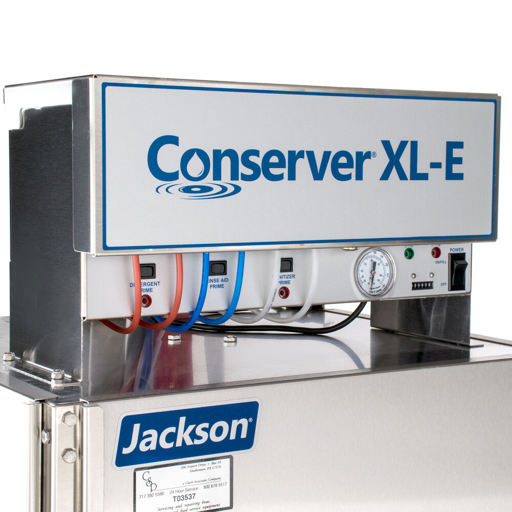 Jackson Conserver XLE Low Temp Door Type Dish Machine 115V