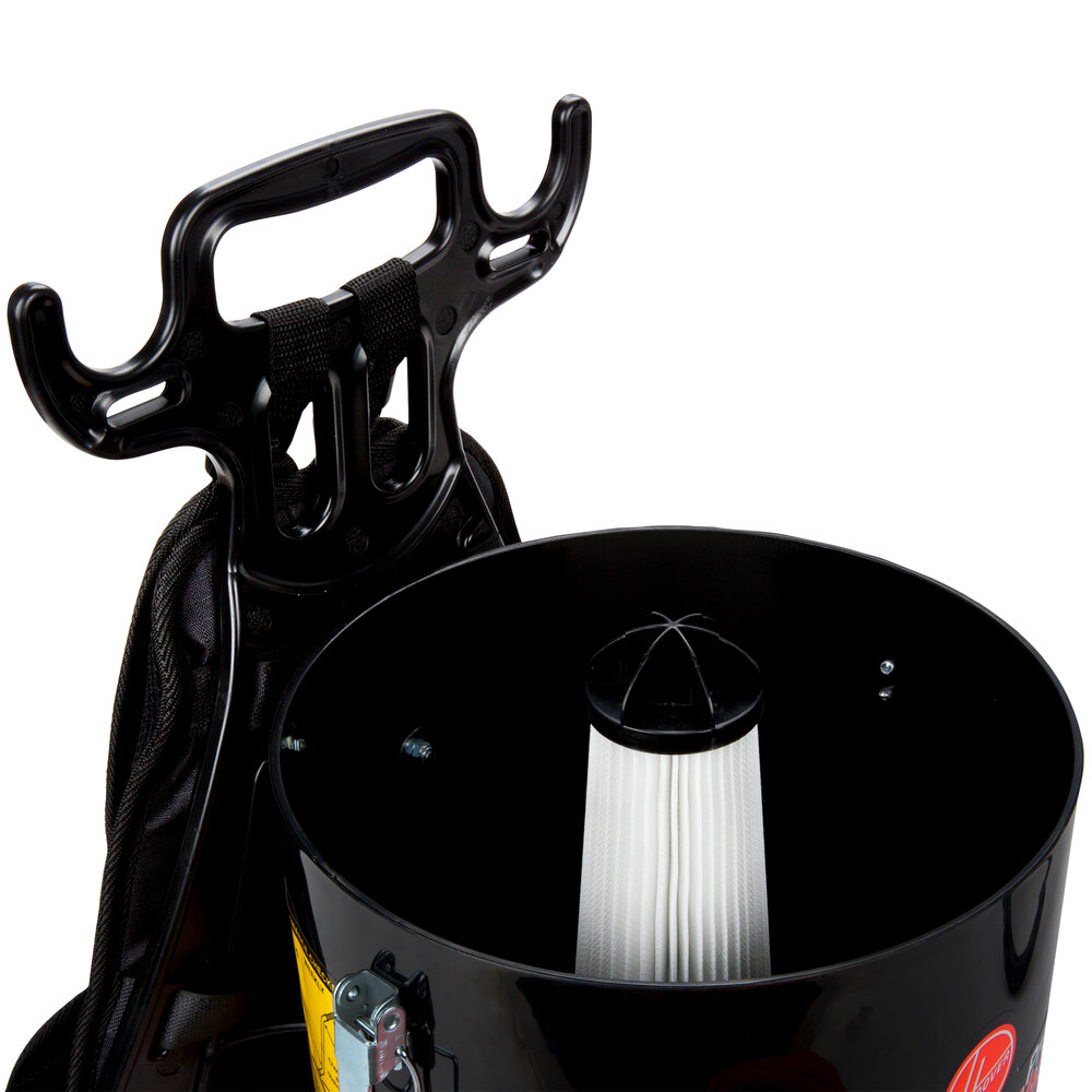 Hoover C2401010 6.4 Qt. Commercial Backpack Vacuum Cleaner with 1 1/4