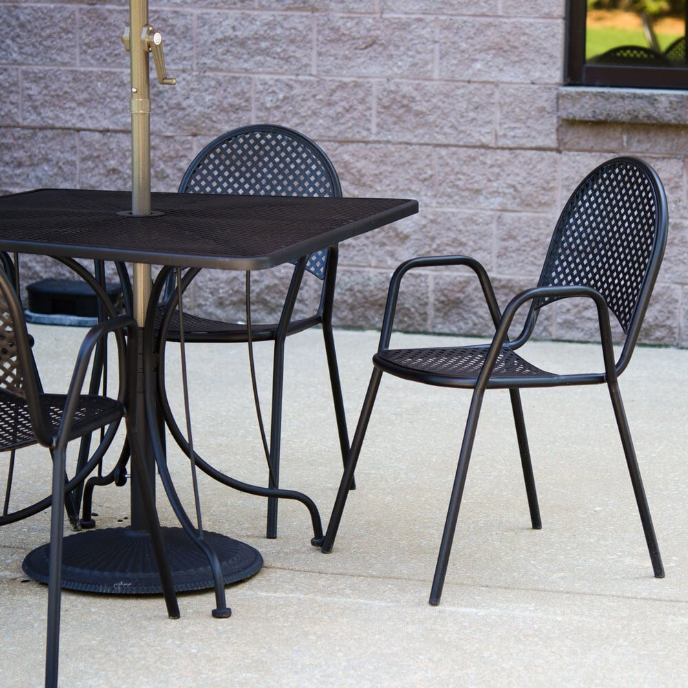 patio chairs and table