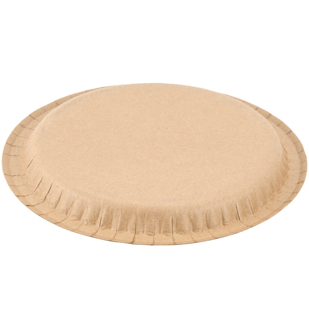 Solut 29020 9" Coated Kraft Paper Plate 100/Pack