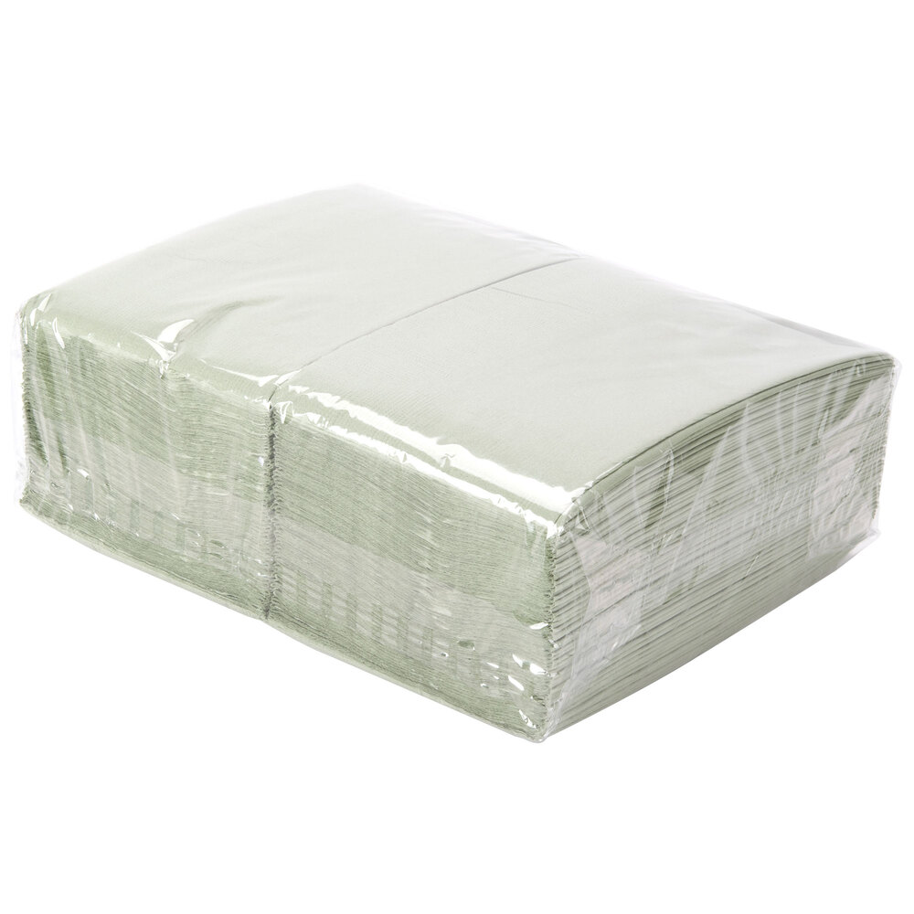 Choice 15" x 17" Sage 2Ply Paper Dinner Napkin 125/Pack