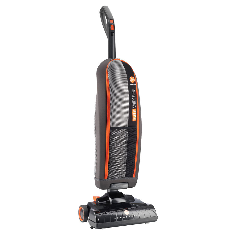 Hoover CH50400 13 1/2" Hush Tone Lite Commercial Bagged Upright Vacuum