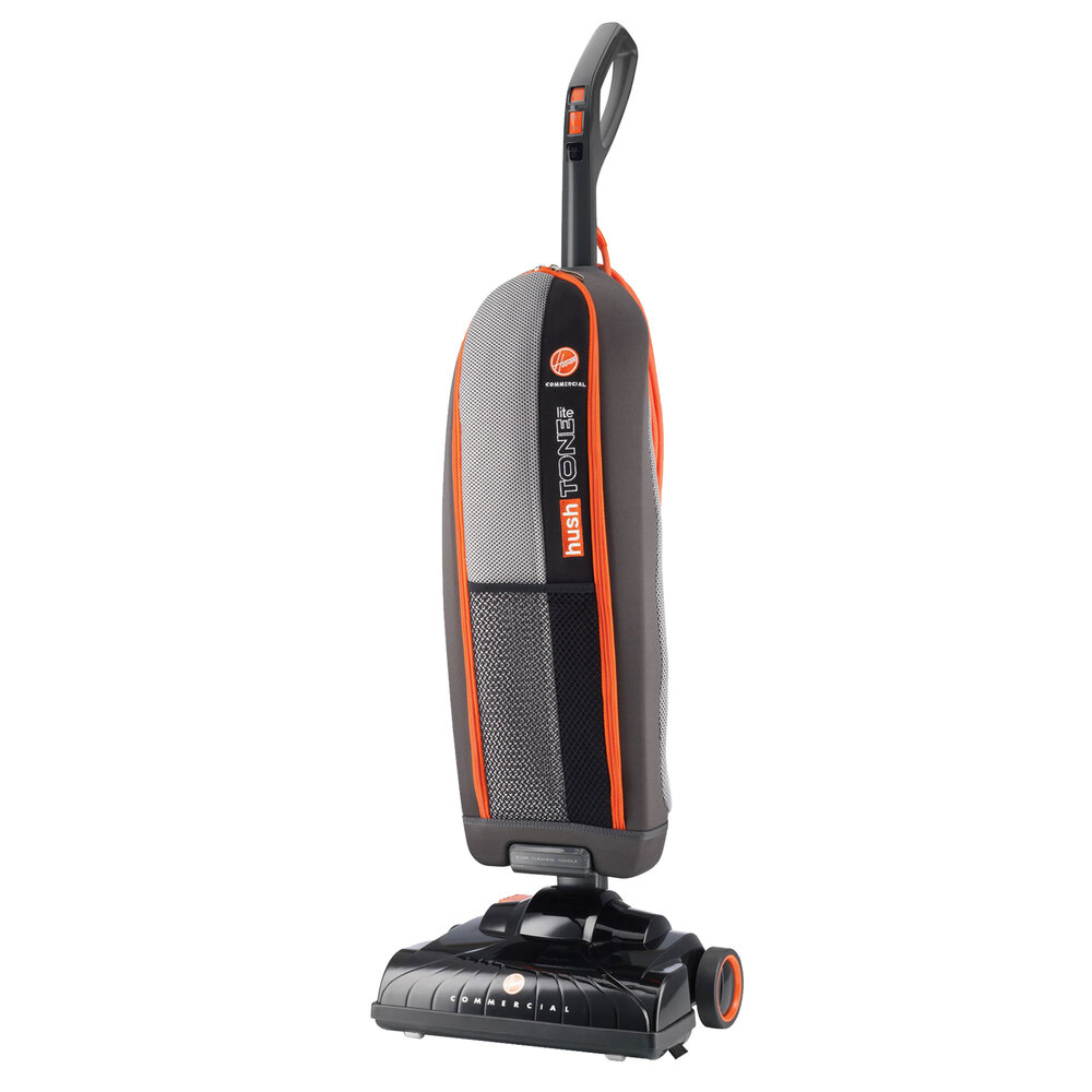 Hoover CH50400 13 1/2" Hush Tone Lite Commercial Bagged Upright Vacuum