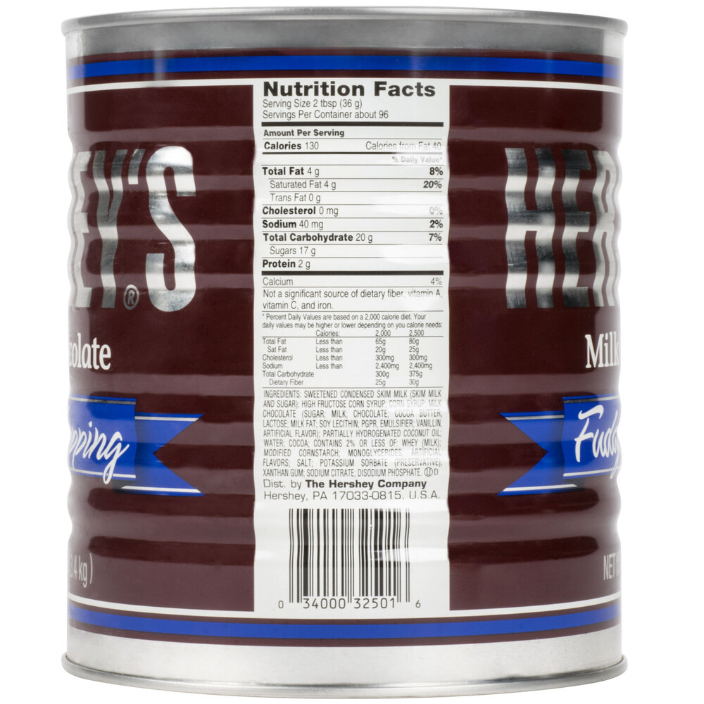 HERSHEY'S® Milk Chocolate Fudge Topping 10 Can