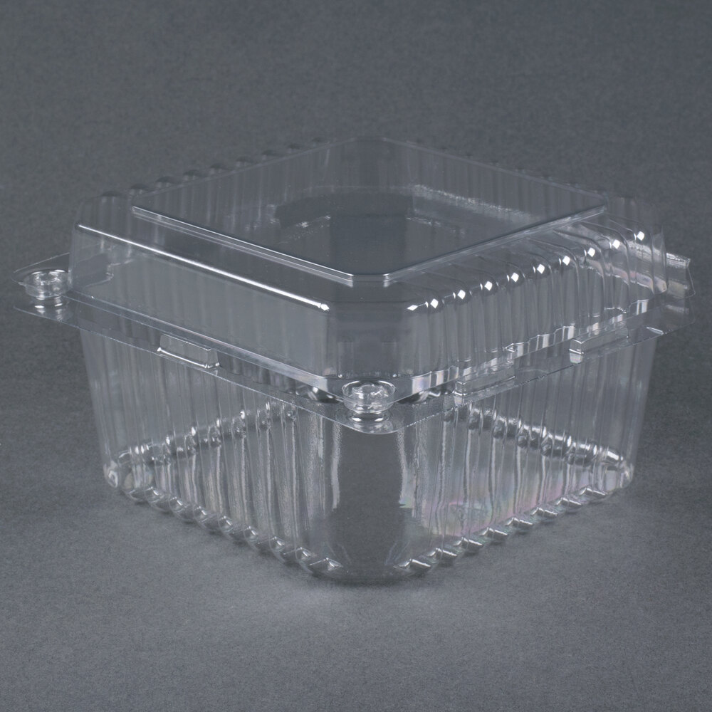 1 Qt. Vented Clamshell Produce / Berry Container 250/Case