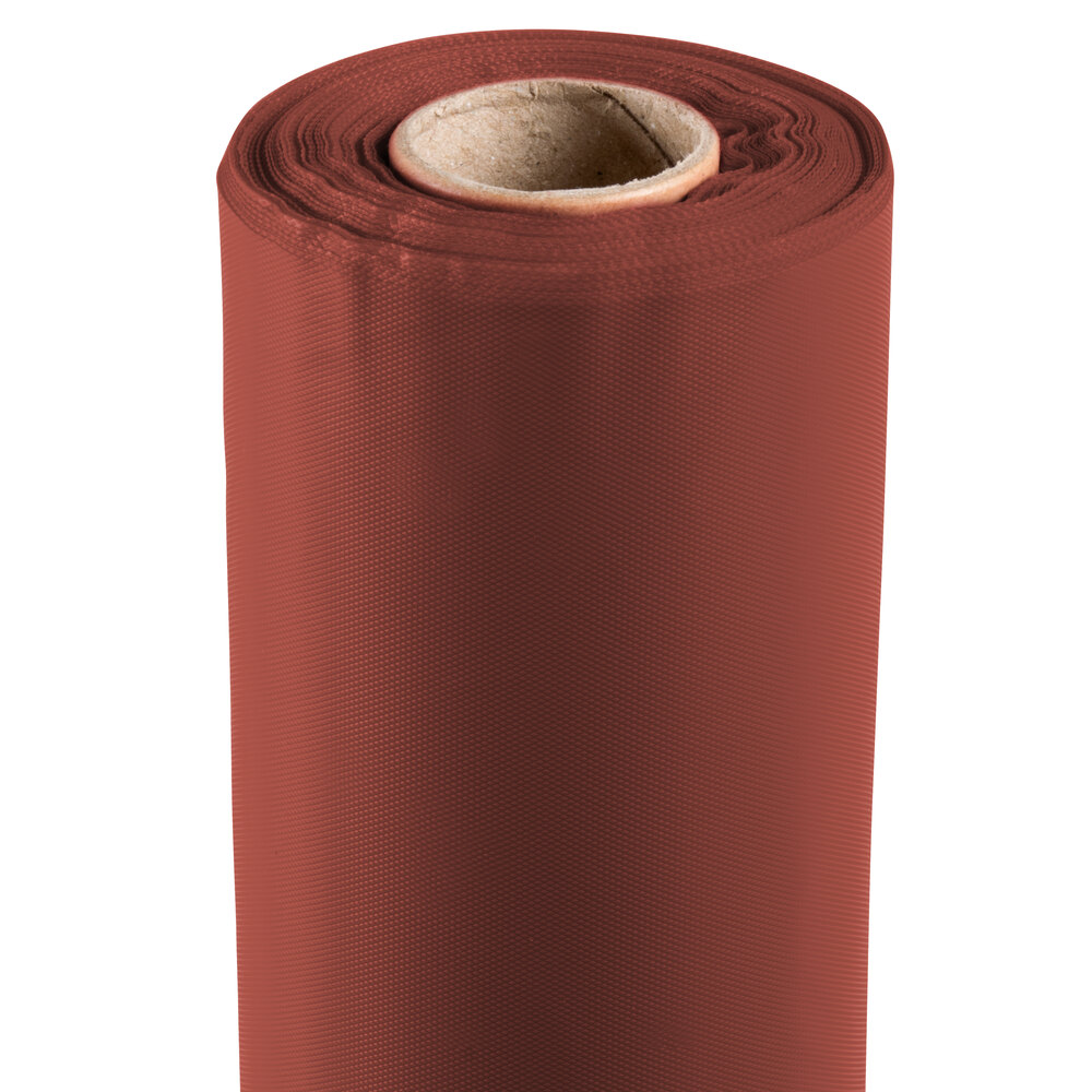 Creative Converting 763121 Brick Disposable Plastic Table Cover 100' Roll