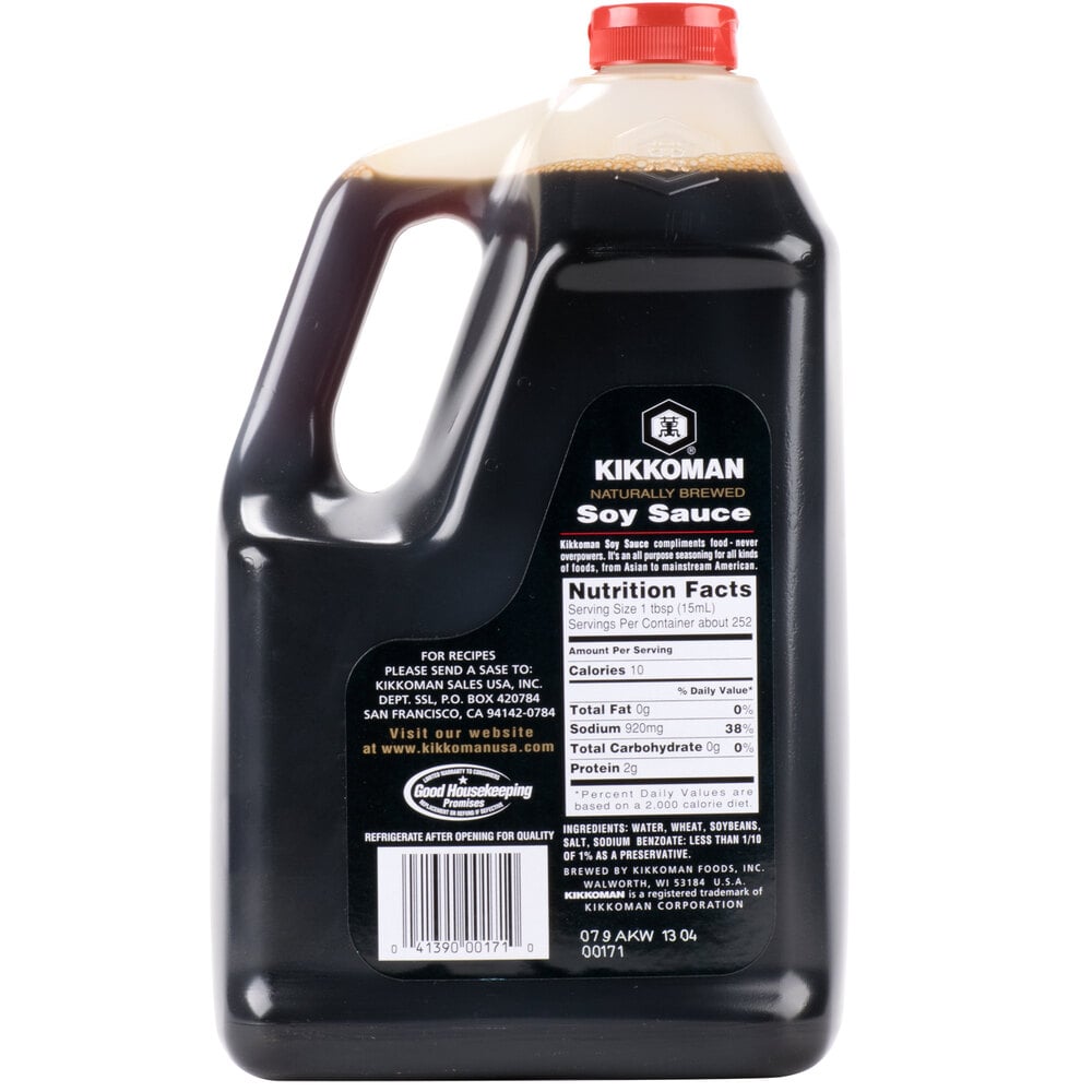 Kikkoman 1 Gallon Naturally Brewed Soy Sauce
