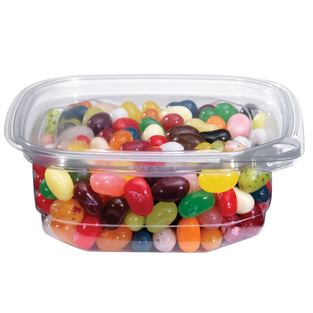 8 oz. Square Recycled PET Deli Container 400 / Case