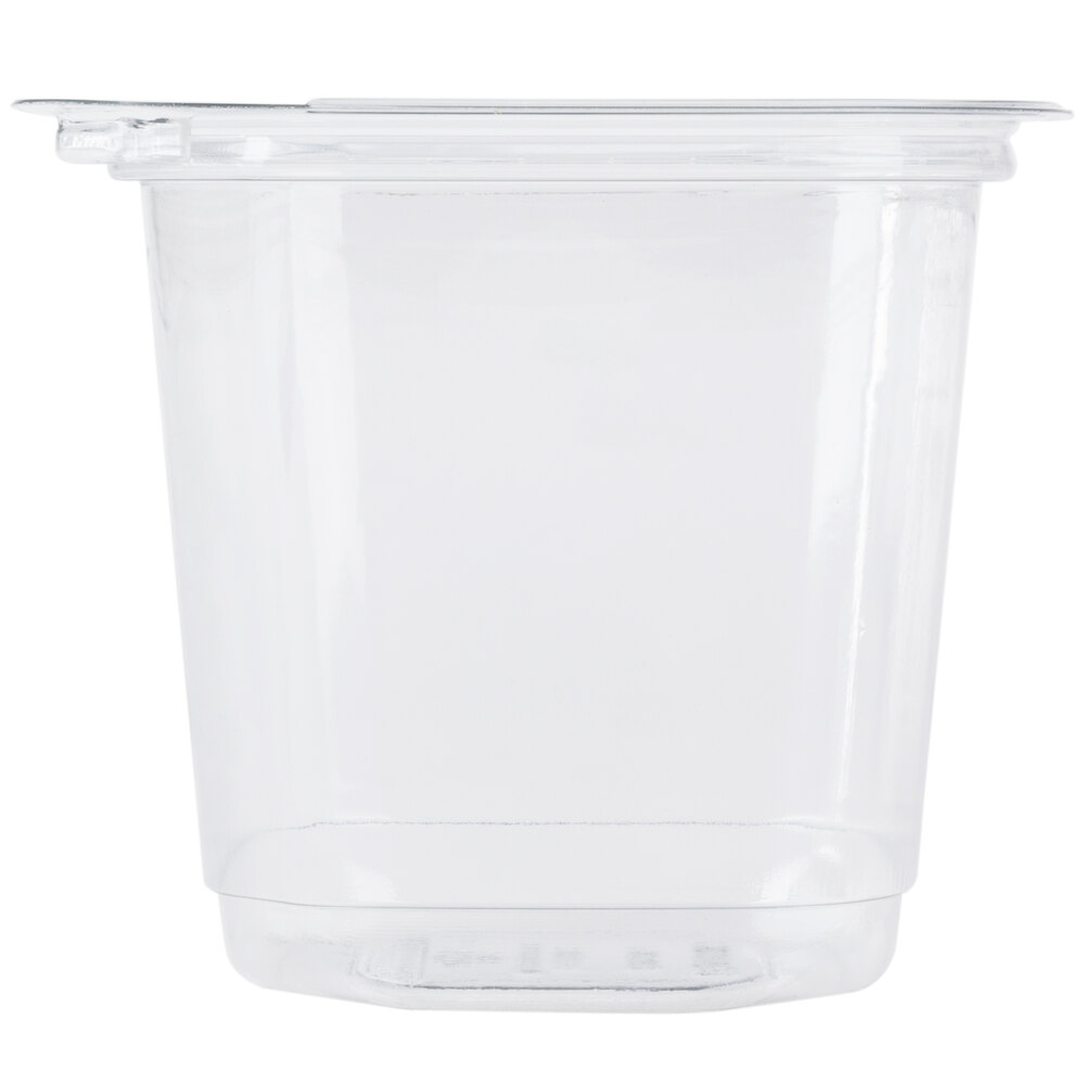 24 oz. Square Recycled PET Deli Container 400/Case