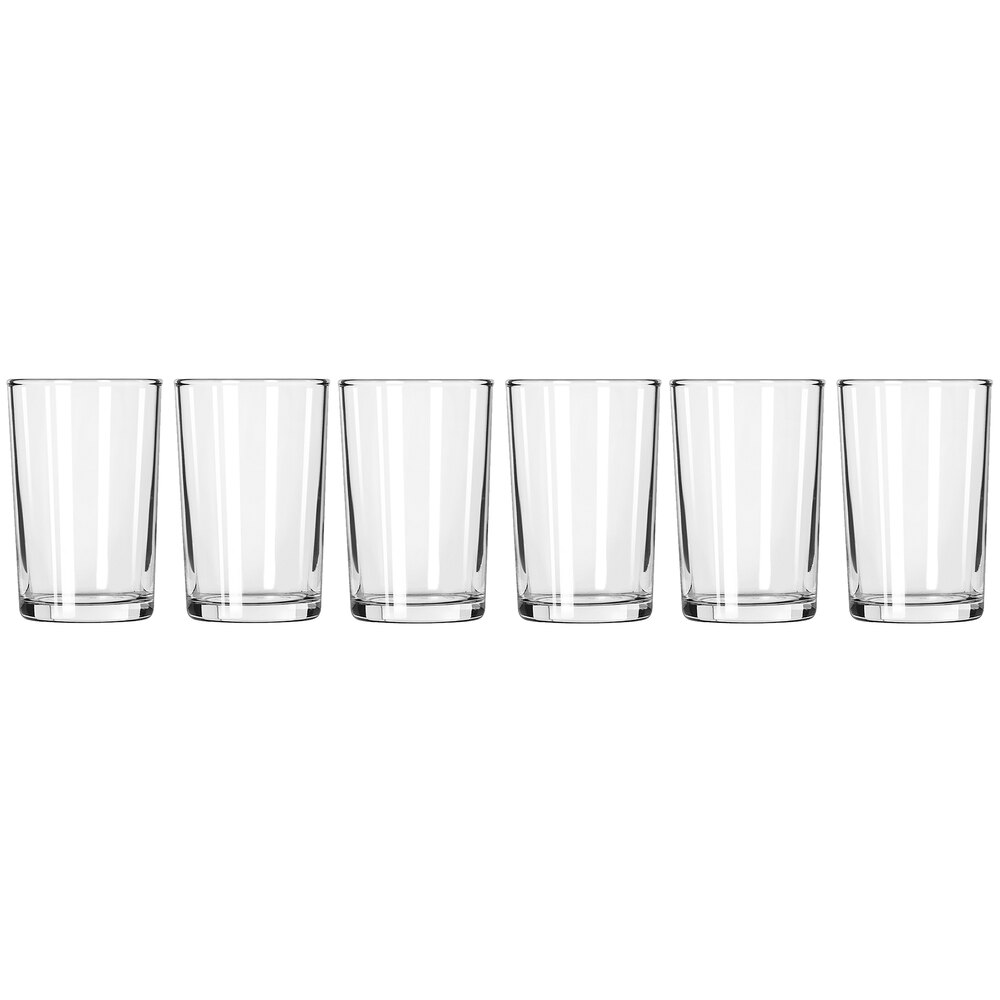 Libbey 56 5 oz. Straight Sided Beer Sampler Glass 6 / Pack