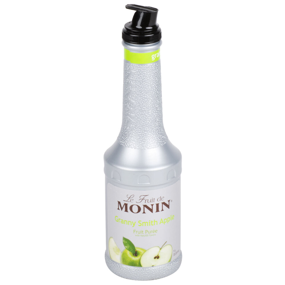 Monin 1 Liter Granny Smith Apple Fruit Puree