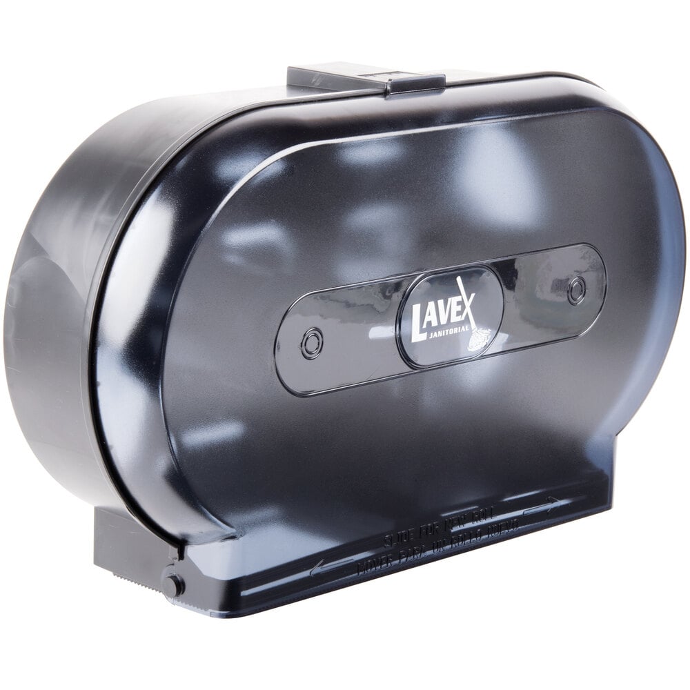 Lavex Janitorial 9" Double Roll Jumbo Toilet Tissue Dispenser