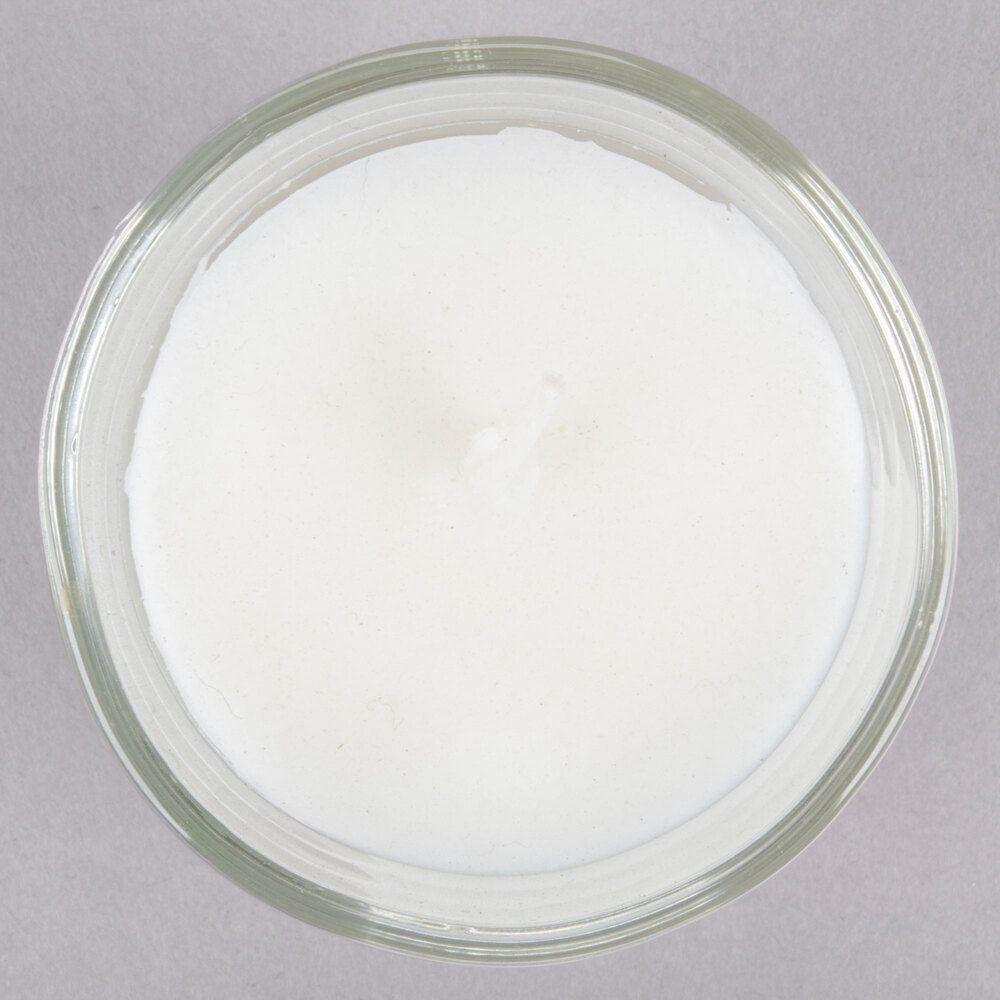 Sterno Products 40114 PetiteLites 8 Hour Clear Wax Filled Glass Candle