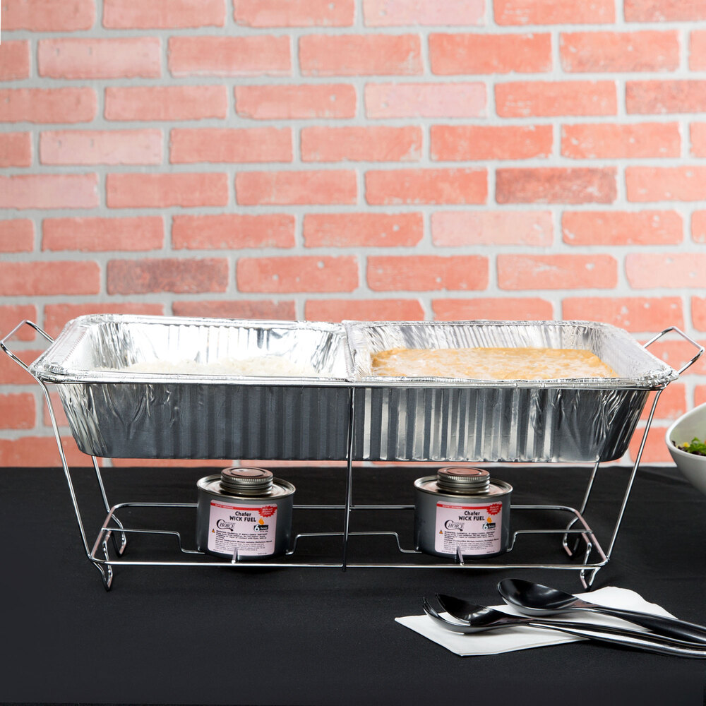 30 Piece Full Size Disposable Buffet Serving Set / Chafer Dish Kit with