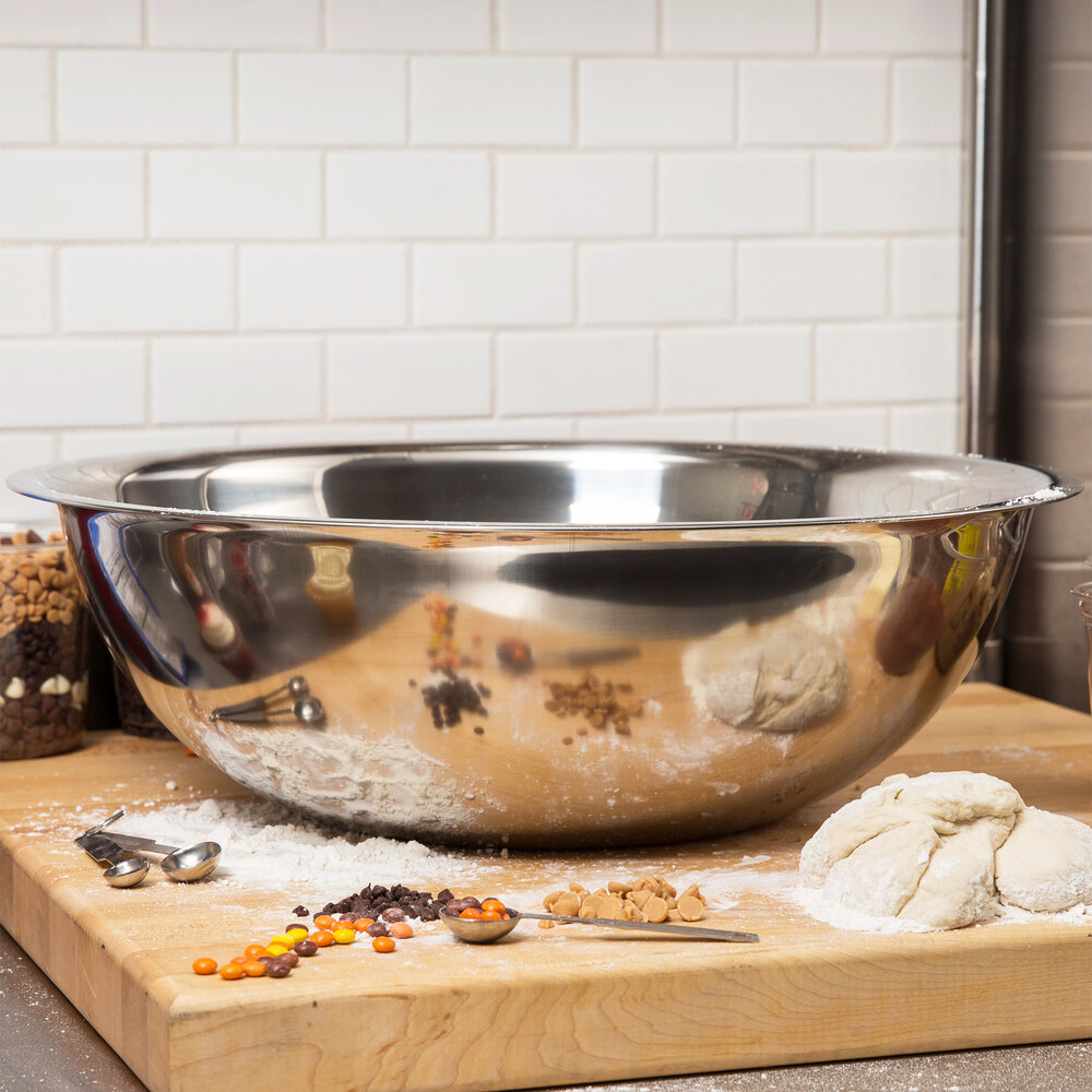 20 Qt. Standard Weight Stainless Steel Mixing Bowl