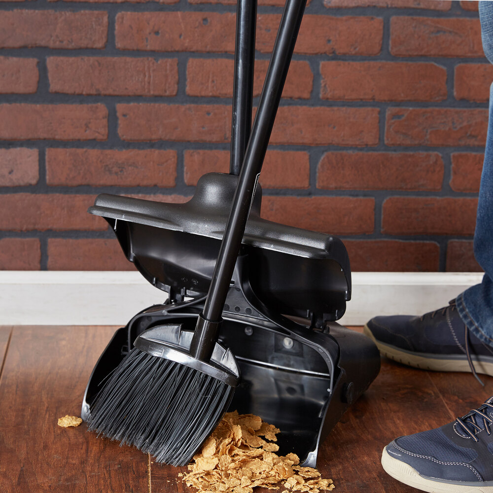 Rubbermaid Front of House Pro Deluxe Upright Dust Pan and Lobby Broom