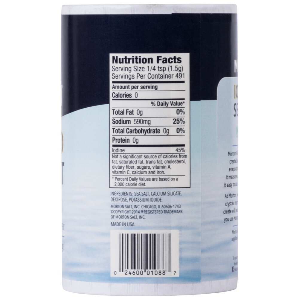 Morton 26 oz. AllPurpose Iodized Sea Salt