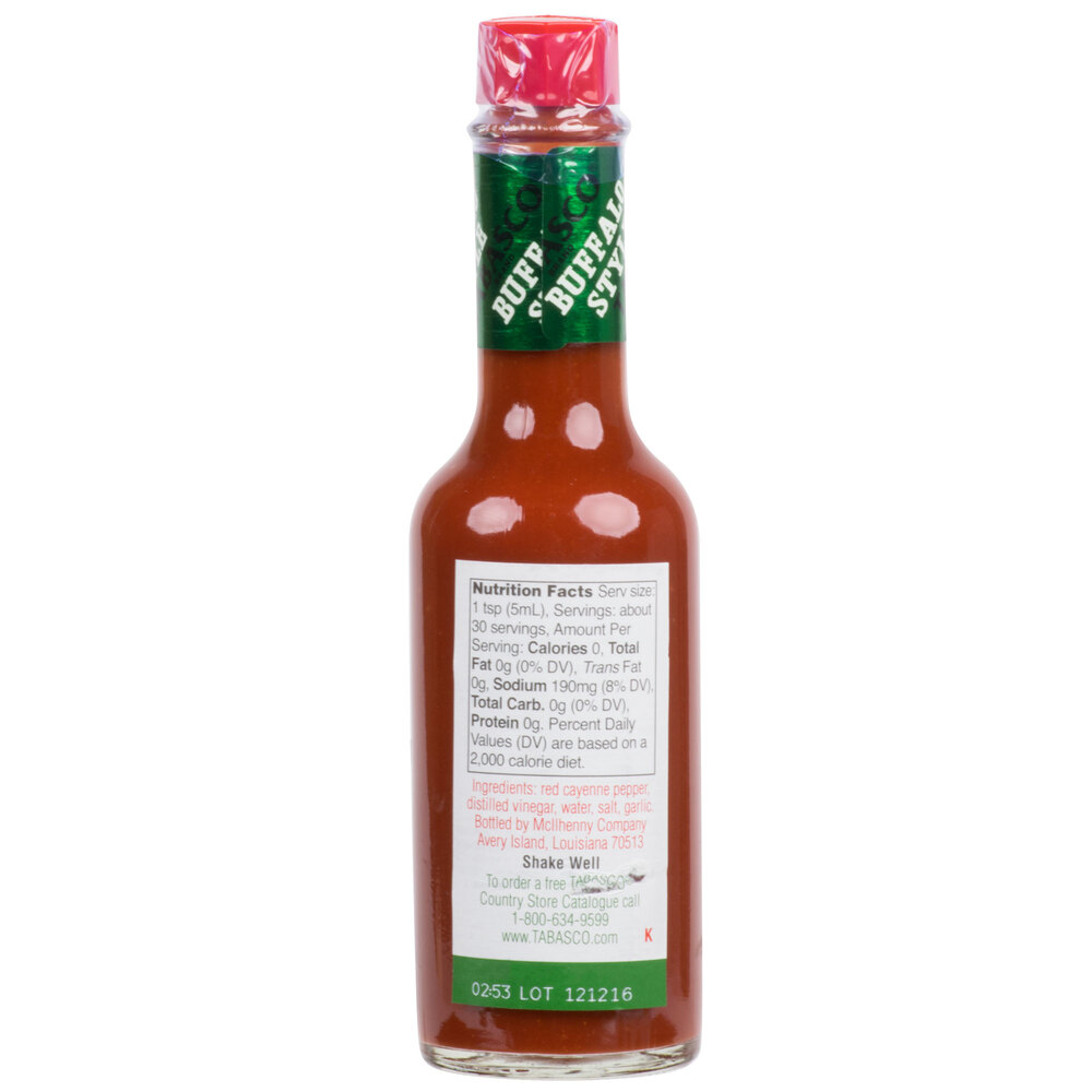 TABASCO® 5 oz. Buffalo Style Hot Sauce 12/Case