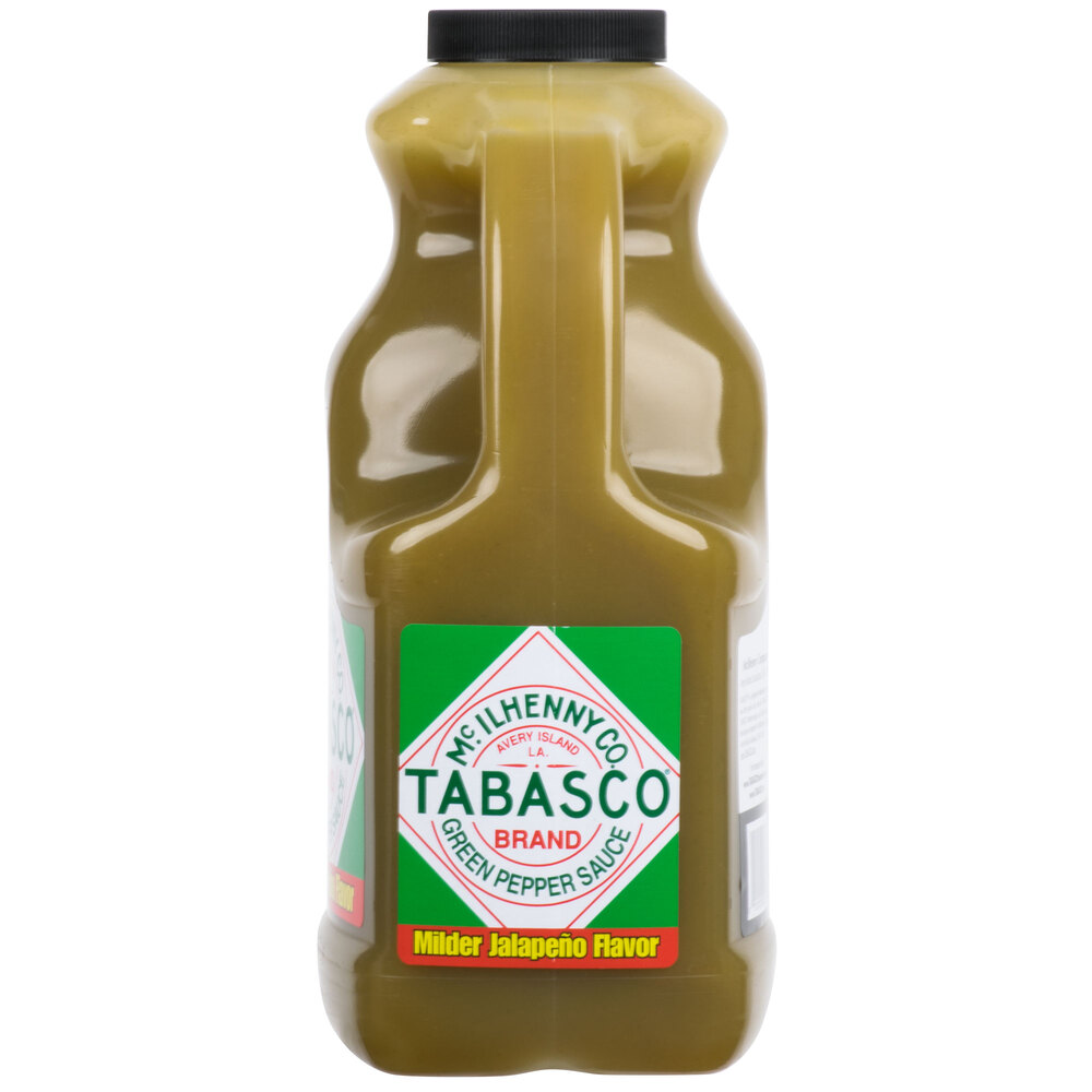 TABASCO® 64 oz. Green Pepper Hot Sauce 2/Case