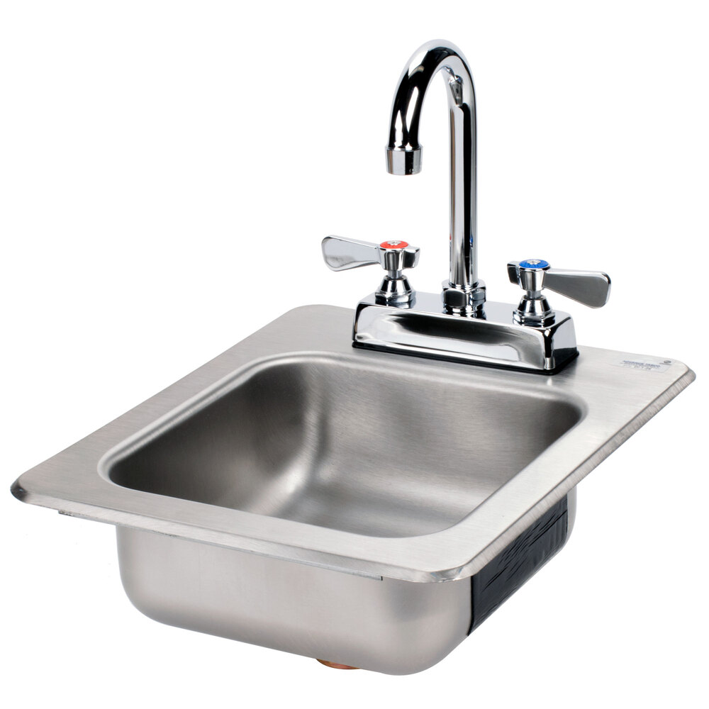 Advance Tabco DI-1-25 Drop In Stainless Steel Sink 5