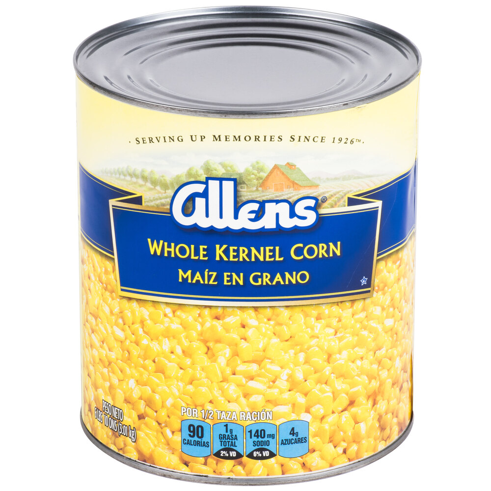 Whole Kernel Sweet Corn 10 Can 6/Case