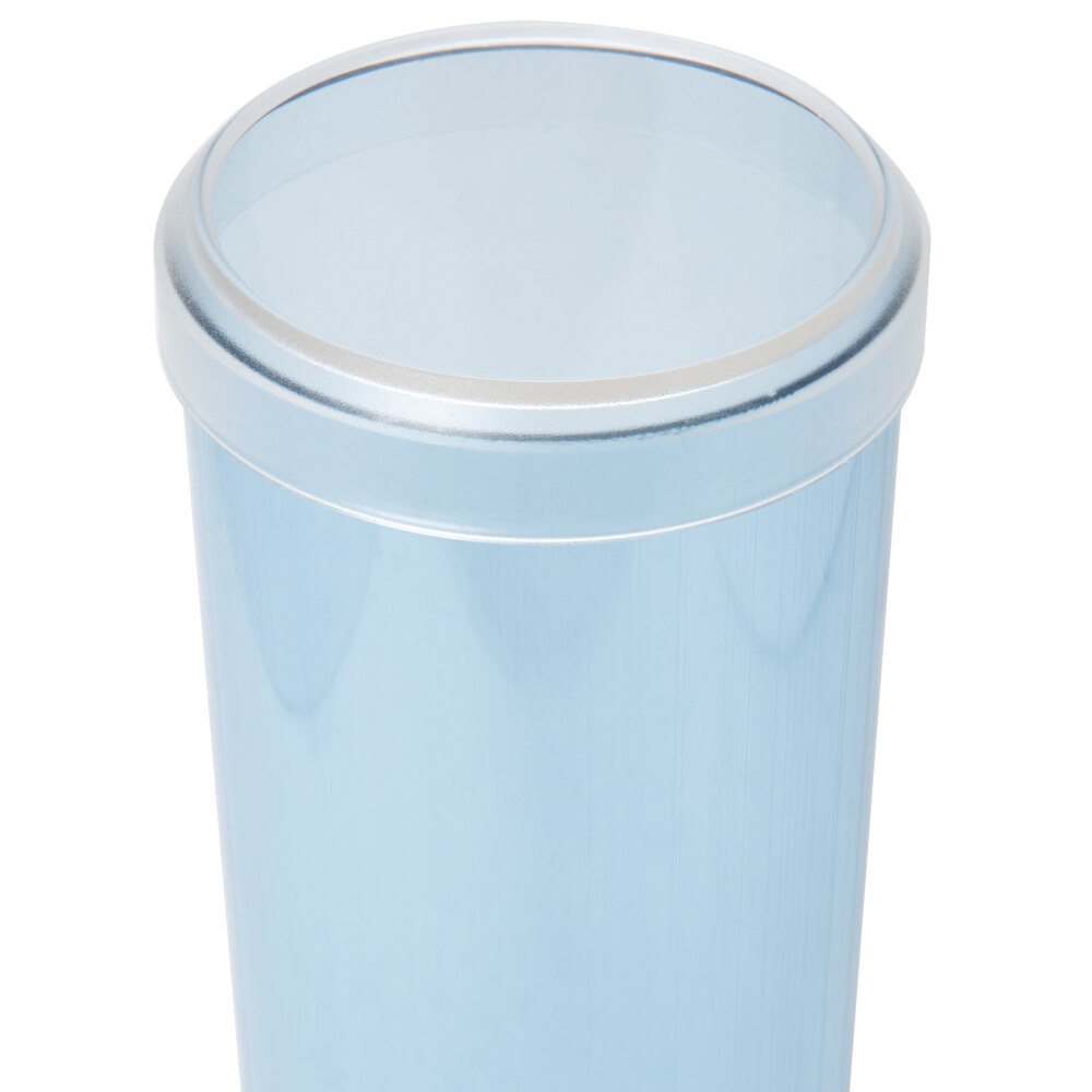 San Jamar C3260TBL Gravity PullType Paper Cone Cup Dispenser Arctic Blue