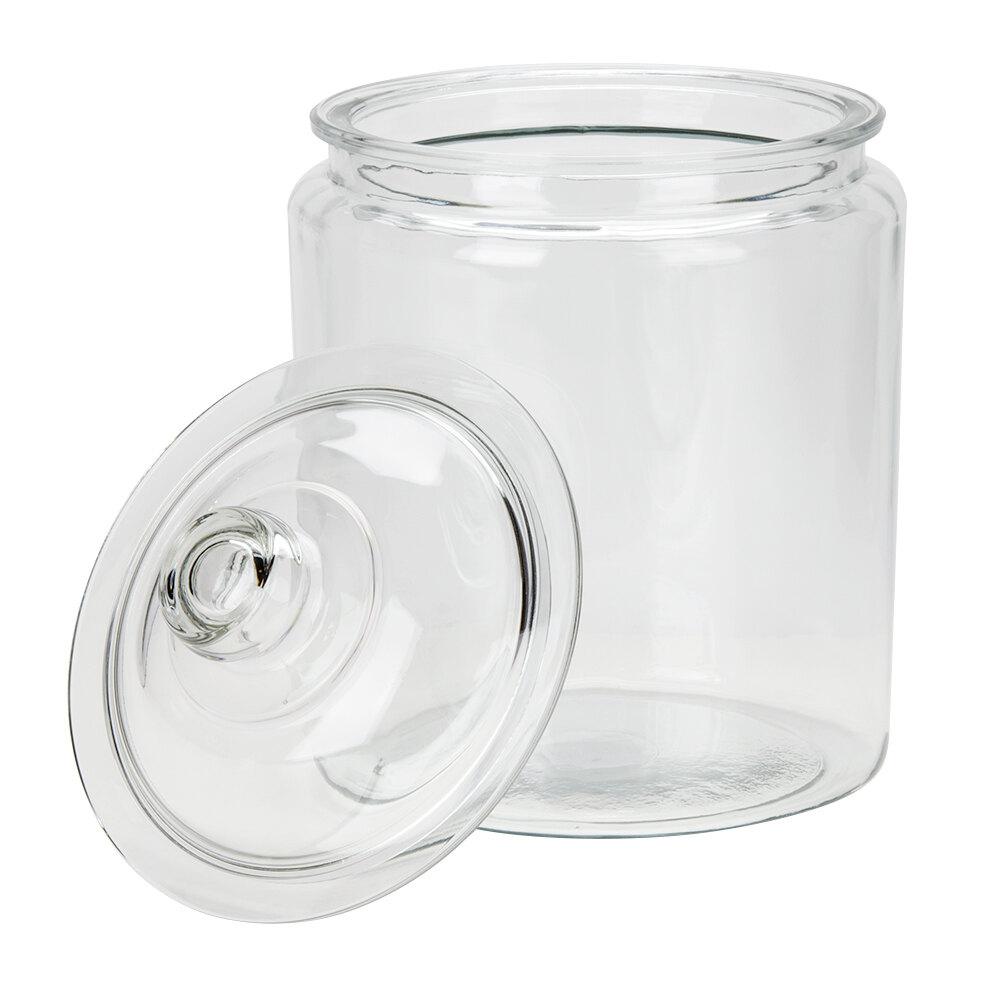 Anchor Hocking 69349T 1 Glass Gallon Jar with Glass Cover