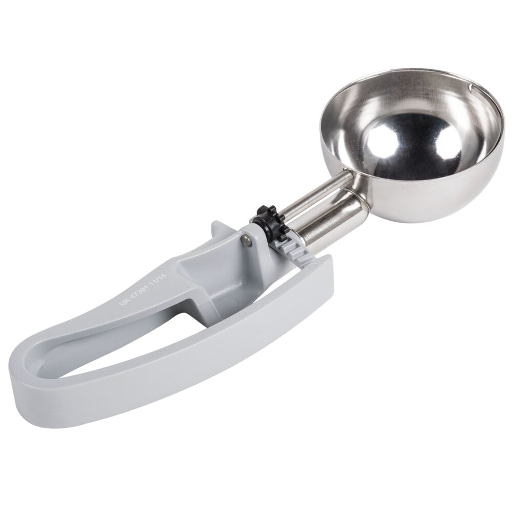 Vollrath 47391 Gray 8 Squeeze Disher Portion Scoop 3.7 oz.