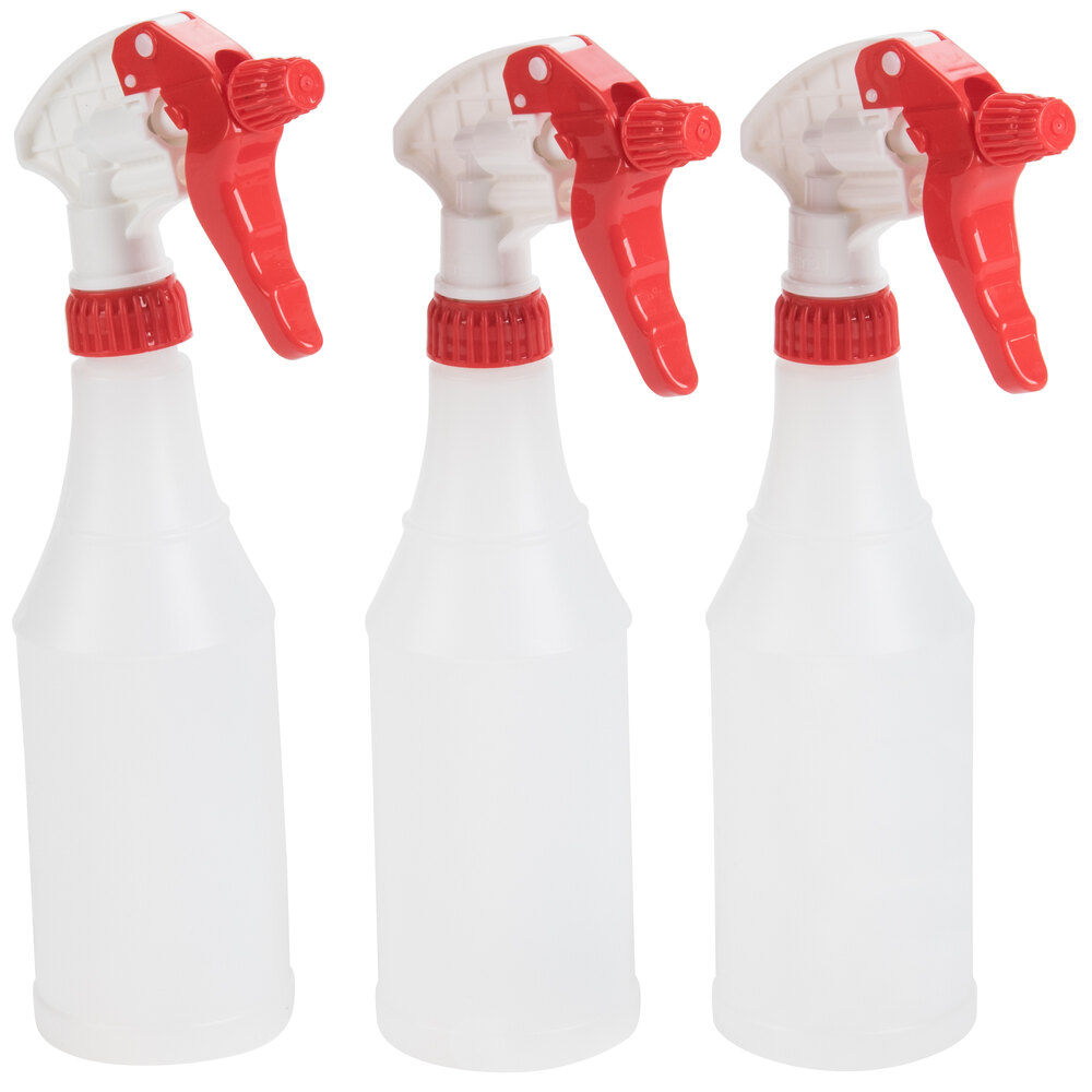 Continental 16 oz. Plastic Spray Bottle 3/Pack
