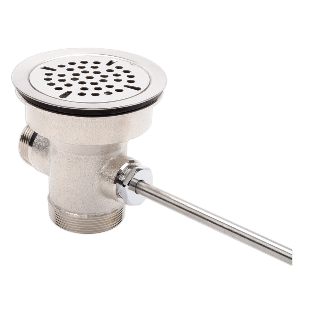 Regency Twist Handle Waste Valve with Overflow 3 1/2" Sink Opening
