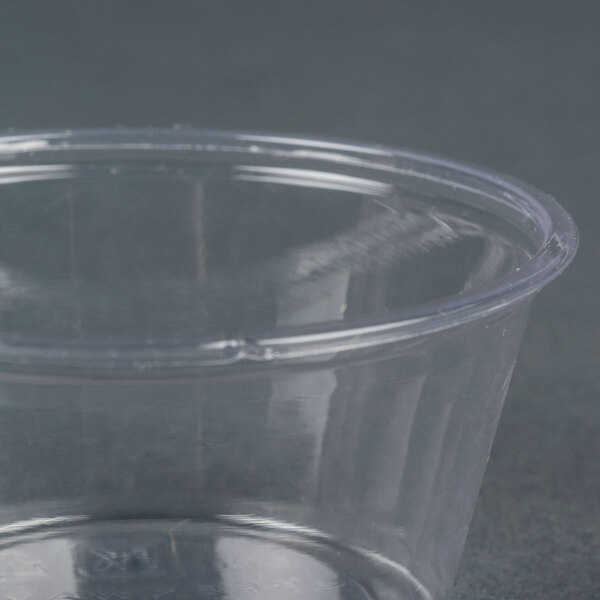 FabriKal Greenware GPC200 2 oz. Customizable Compostable Clear Plastic